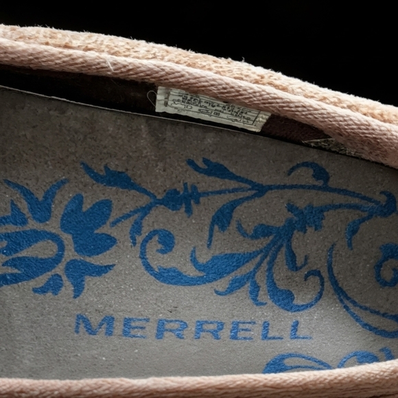 Merrell Brown Suede Mary Jane Flats with Black Rubber Soles Size 10 - Picture 8 of 9